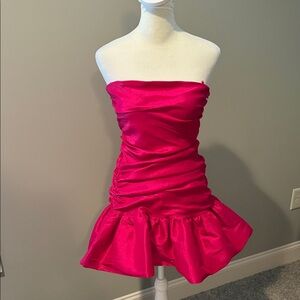 DO+BE Fuchsia Strapless Dress - worn once